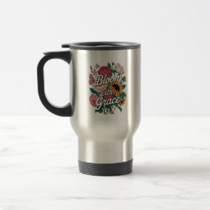 Bloom With Grace Travel Mug