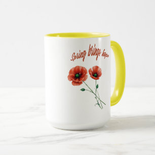 "Bloom with Hope – Spring Flower Mug" Mug