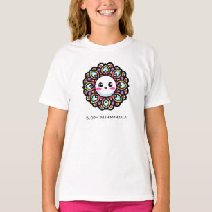 Bloom with Mandala Flower Design T-Shirt