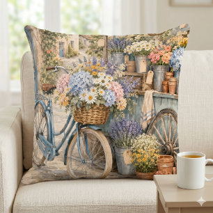 Bloomcore Flower Market Bicycle Cushion