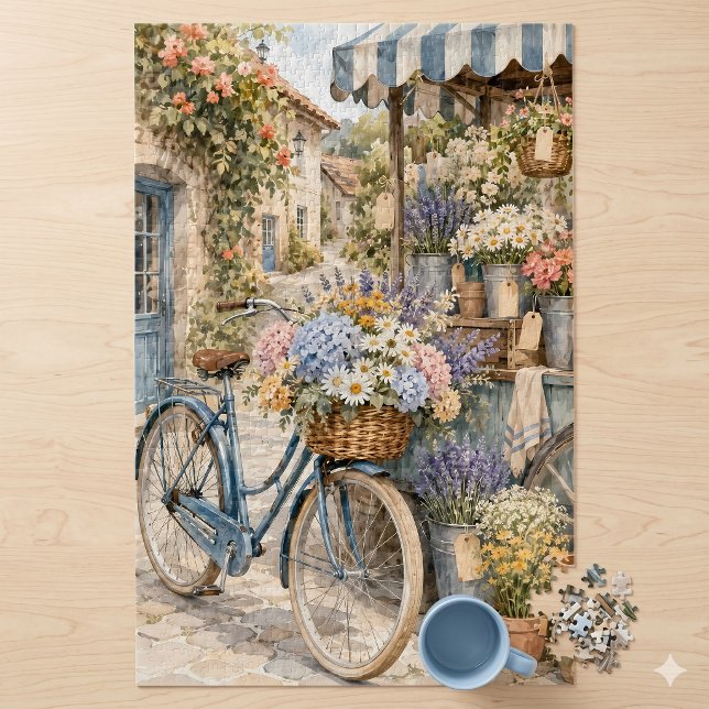 Bloomcore Flower Market Bicycle Jigsaw Puzzle (Bloomcore Flower Market Bicycle Jigsaw Puzzle)