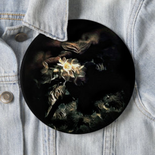 Bloomed 6 Cm Round Badge