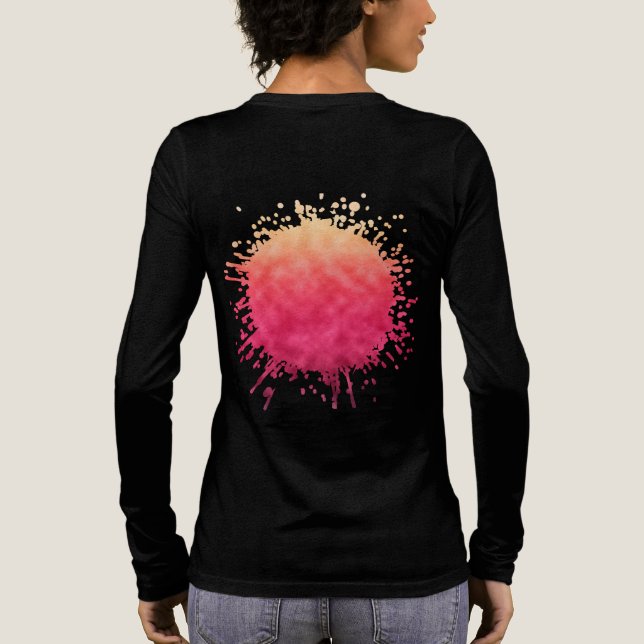 Bloomed Horizon Tri-Blend Shirt (Back)