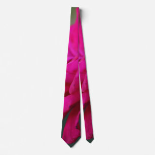Bloomed Pink Rose Neck Tie