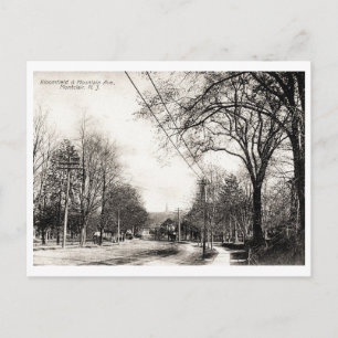 Bloomfield & Mountain Ave., Montclair, NJ Vintage Postcard