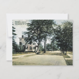 Bloomfield NJ, Belleville Ave, 1910s Vintage Postcard