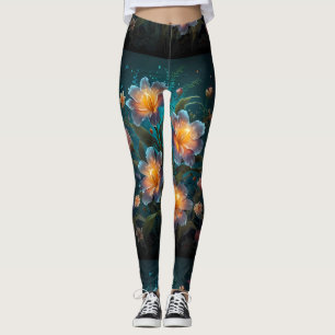 BloomFlex High-Waisted Floral Leggings