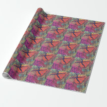 Bloomfusion wrapping paper
