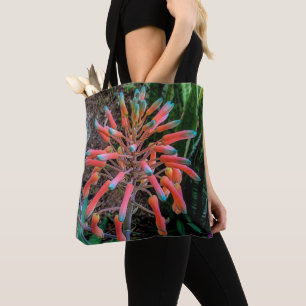 Blooming Aloe Plant Tote