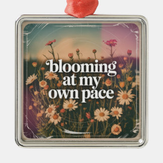 Blooming At My Own Pace Metal Tree Decoration