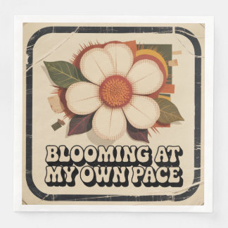 Blooming At My Own Pace Napkin