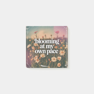 Blooming At My Own Pace Post-it Notes