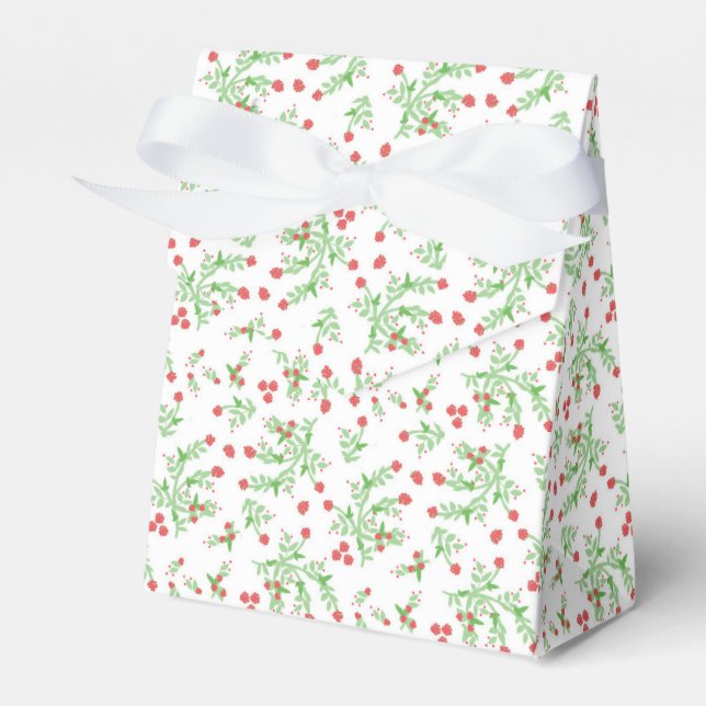 Blooming Berries Gift Box with Ribbon (Front Side)