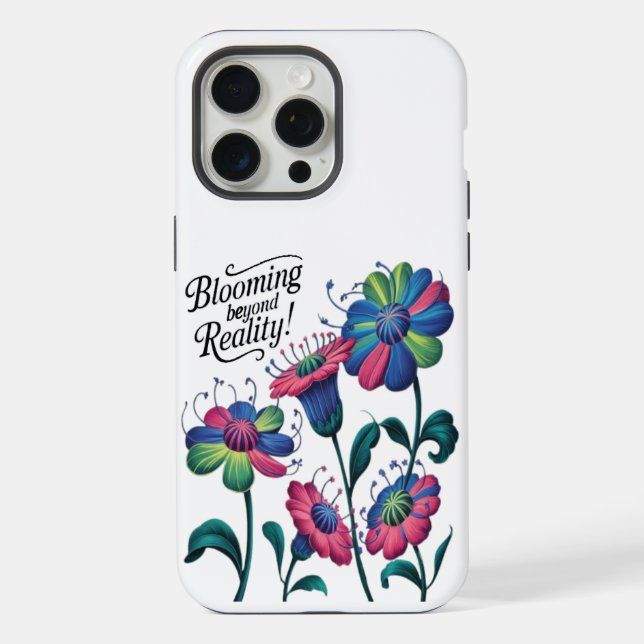 blooming beyond of reality iPhone case (Back)