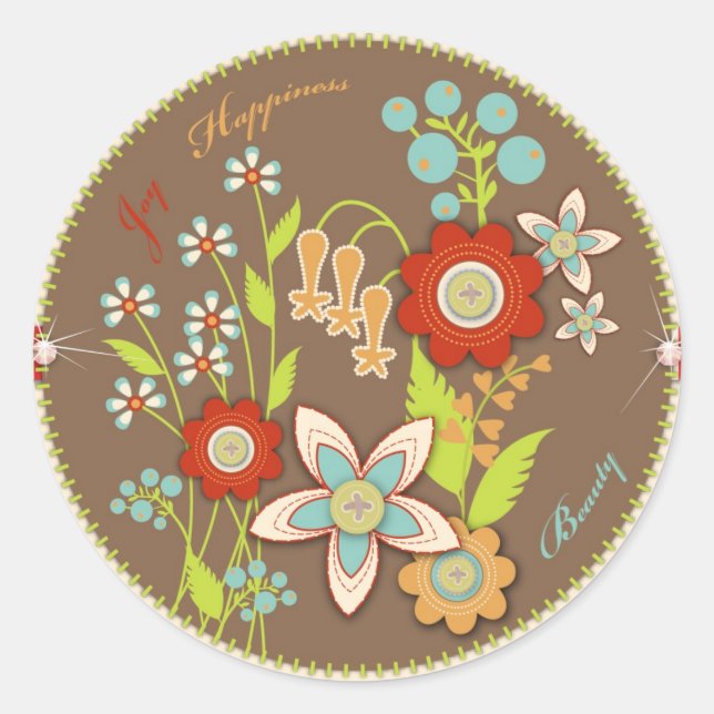 Blooming Birthday Sticker (Front)