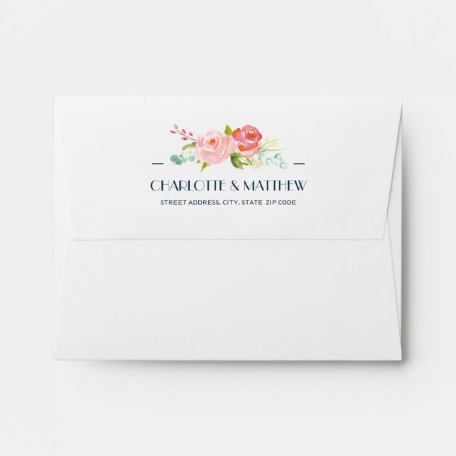 Blooming Botanicals | A2 Envelope (Back (Top Flap))