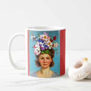 “Blooming Bouffant” Anna - Art & Floral Society Coffee Mug