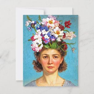 “Blooming Bouffant” Anna - Art & Floral Society Invitation