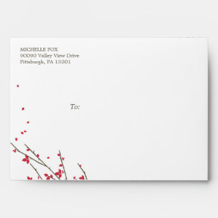 Blooming Branches Wedding Collection (colour: Cer Envelope