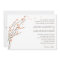 Blooming Branches Wedding Invitation - Orange