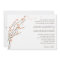 Blooming Branches Wedding Invitation - Orange