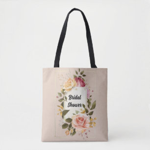 Blooming Bride: Floral Tote Bag