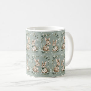 Blooming Bunny Bouquet: Easter Elegance 🌷🐰 Coffee Mug