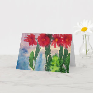 Blooming Cacti Emil Nolde Card