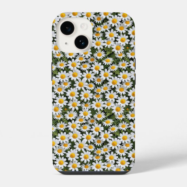 Blooming camomiles-Floral pattern 2 - Iphone Case (Back)