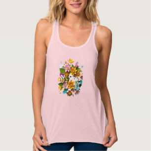 Blooming Care - Floral Tribute to Nurses Singlet