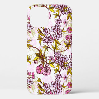 Blooming Cherry Blossom Pattern  iPhone 12 Pro Case