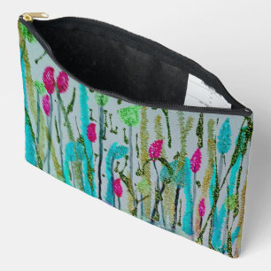 Blooming Colour Print Cosmetic Bag