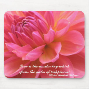Blooming Dahlia Mousepad