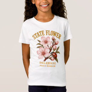 Blooming Delaware State Flower Peach Blossom T-Shirt