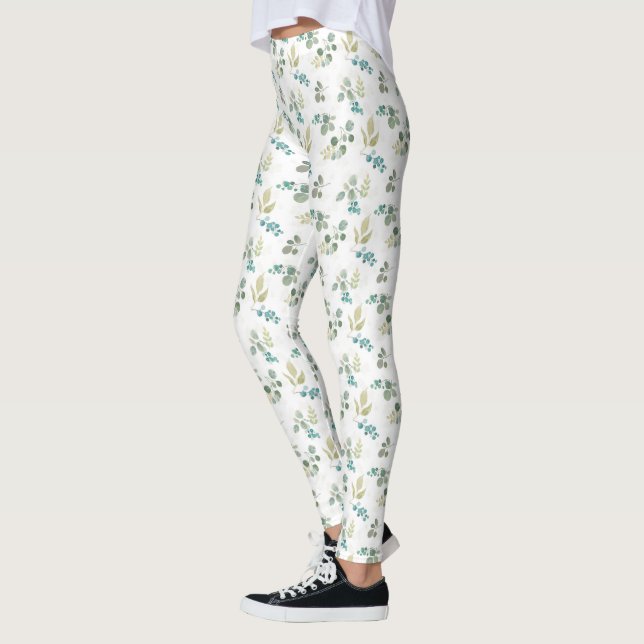 Blooming Delight Pattern Leggings (Left)