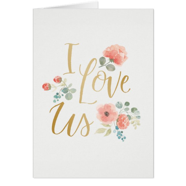 Blooming Delight White | I Love Us (Front)