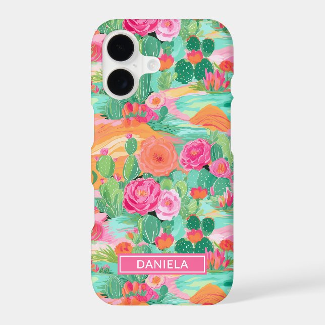 Blooming Desert Cacti Personalised (Back)