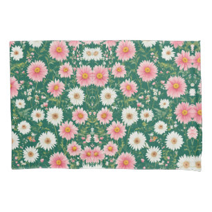 Blooming Elegance: Floral Design Pillowcase