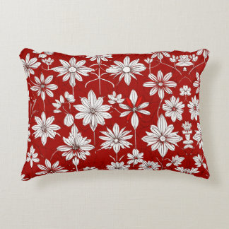 Blooming Elegance: Floral Throw Pillow