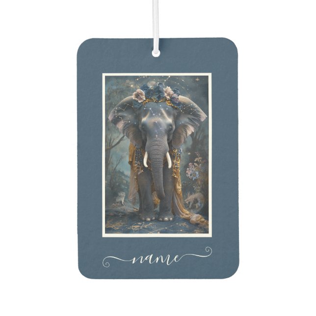 Blooming Elephant Car Air Freshener (Front)