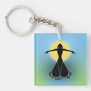 Blooming Female Key Ring
