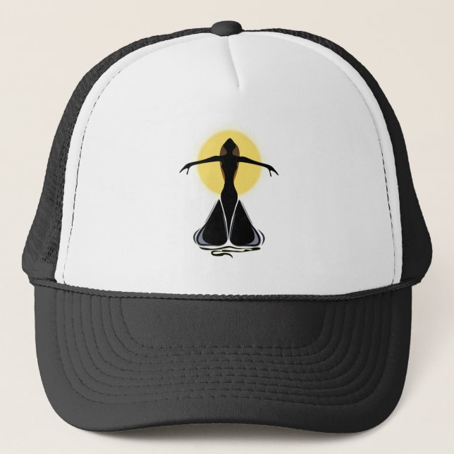 Blooming Female Trucker Hat (Front)