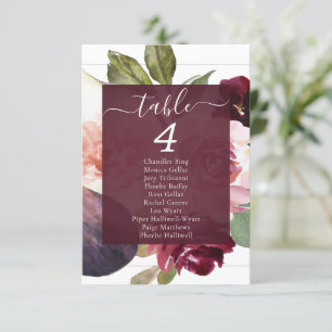 Blooming Figs   Moody Rustic Guest Name Table Card