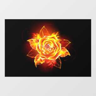 Blooming Fire Rose
