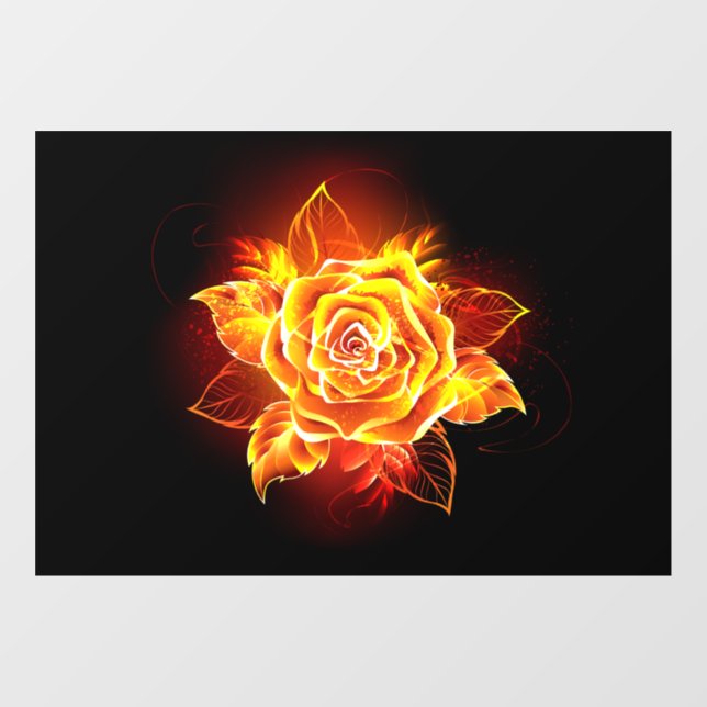 Blooming Fire Rose (Sheet)