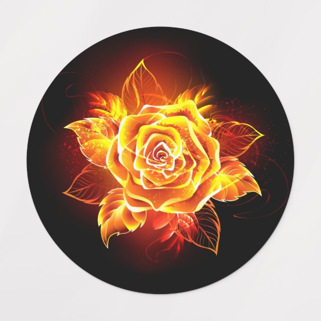 Blooming Fire Rose (Design 1)