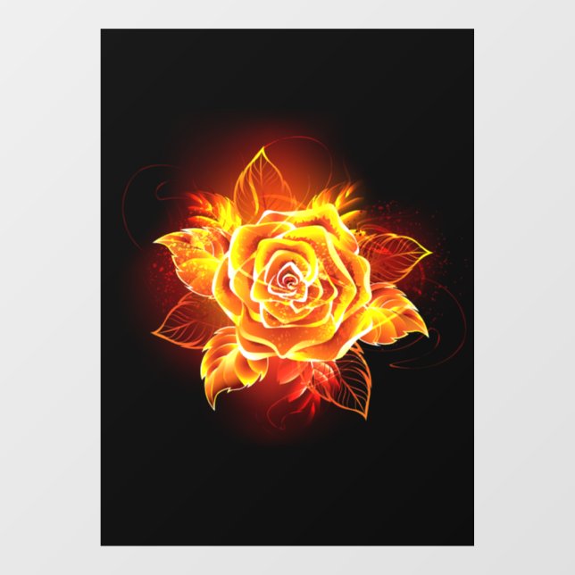 Blooming Fire Rose (Sheet)