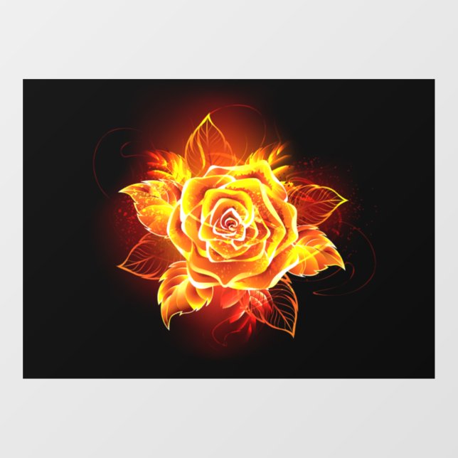 Blooming Fire Rose (Sheet)