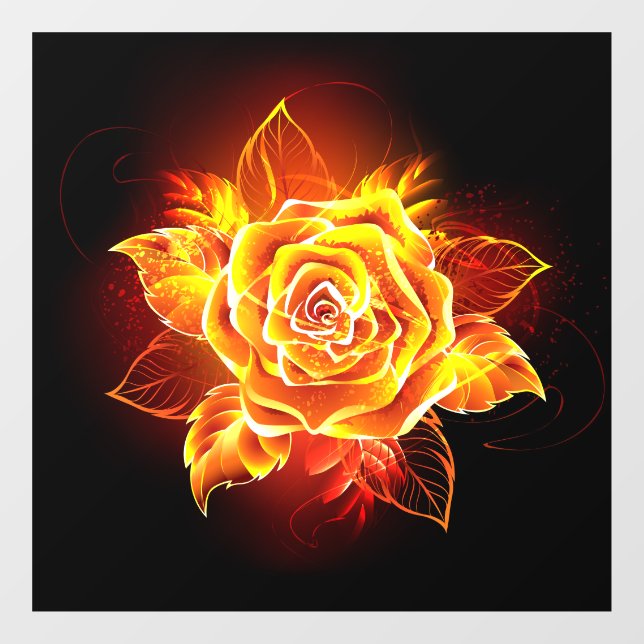 Blooming Fire Rose (Sheet)
