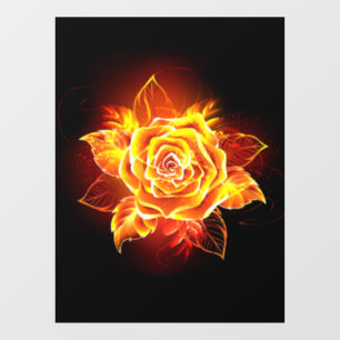 Blooming Fire Rose